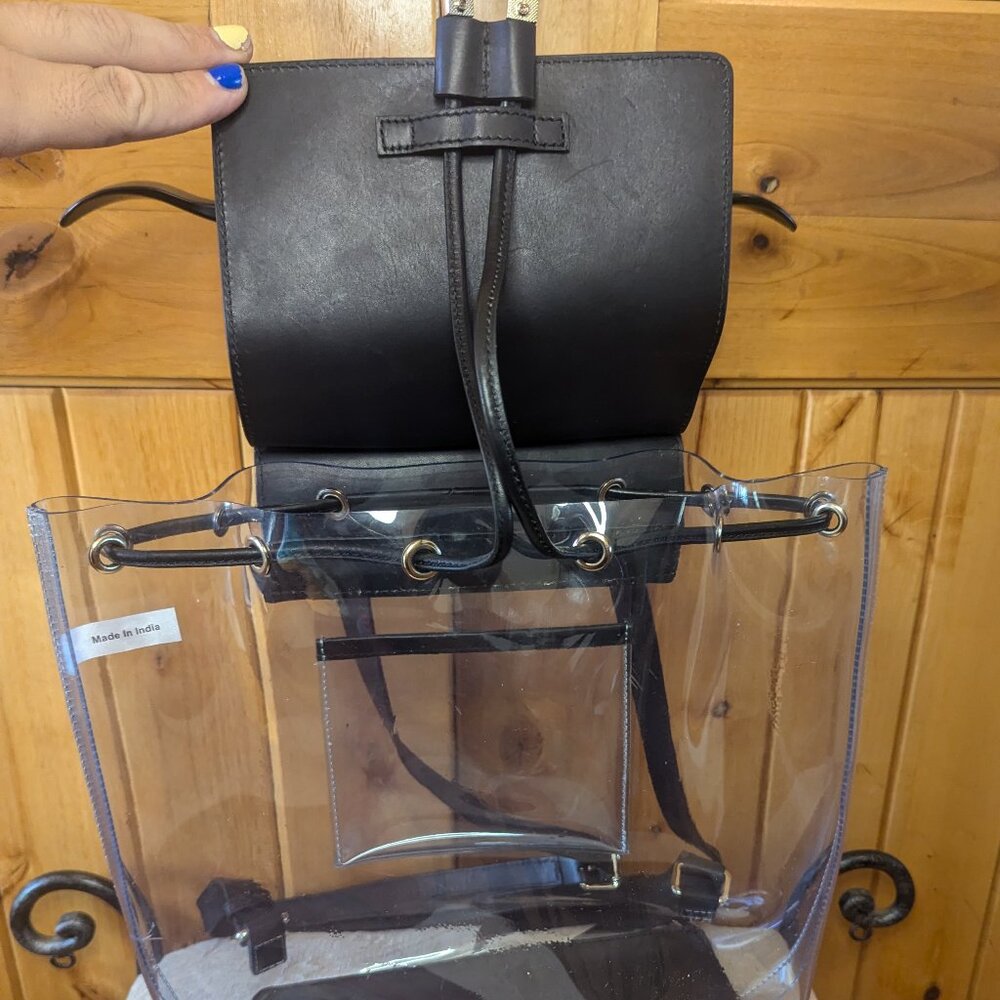 Clear Pvc Drawstring Backpack - image 3